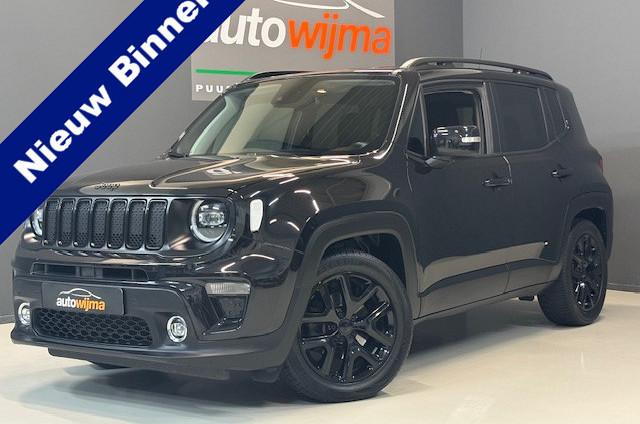 Jeep Renegade 1.3T 150pk DDCT S Automaat (Limited) exterieur volledig zwart Apple carplay, Adaptive cruise, Led ko
